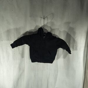 GAP Kids Size 3 - 6 Months Black Zip Up Hoodie With Ears.